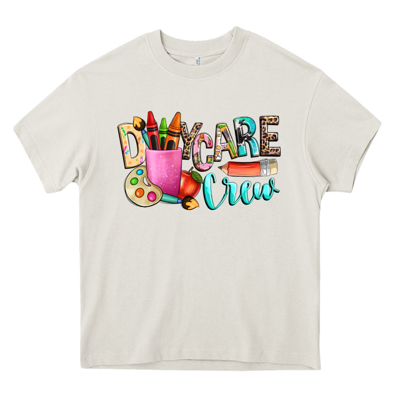 Daycare Crew Heavy Core Tee by NancyCooperArtShop | Teevron