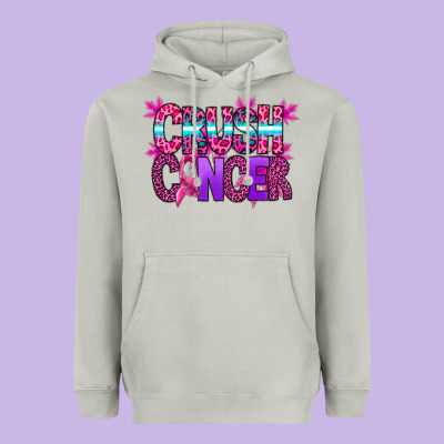 Crush Cancer Heavyweight Hoodie Designed By Sublimationcraftshop