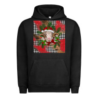 Pigment Black Christmas merino Urban Hoodie - BarkalooDesign