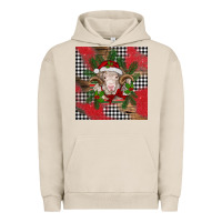 Pigment French Oak Christmas merino Urban Hoodie - BarkalooDesign
