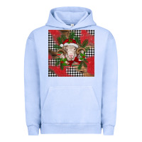 Pigment Grape Ice Christmas merino Urban Hoodie - BarkalooDesign