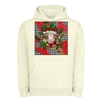 Pigment Pistachio Christmas merino Urban Hoodie - BarkalooDesign