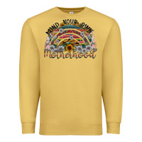 Antique Gold mind your own motherhood Premium Sweatshirt - SublimationCraftShop