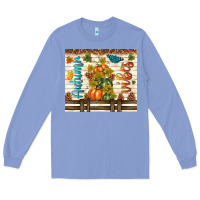 Colony Blue autumn vibes Long Sleeve Tee - TumblerDesignByShophia