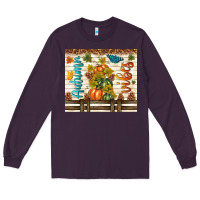 Plum autumn vibes Long Sleeve Tee - TumblerDesignByShophia