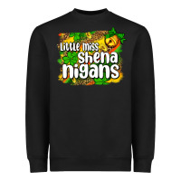 St. Patrick's Little Miss Shenanigans Heavyweight Sweatshirt | Teevron