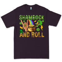 Plum Shamrock and roll Premium Tee - BundleAndBundleShop
