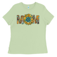 Matcha Western Mom With Gemstone And Sunflower Ladies Tee - BundleAndBundleShop