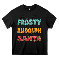 Black dance like frosty shine like rudolph give like san Heavy Core Tee - MaliasSmallBusiness