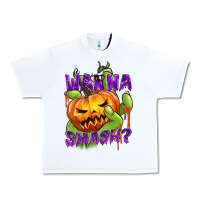 White Wanna Smash? Urban Heavy Tee - texasbilliewilder
