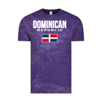 Cloud Purple dominican republic Vintage Tee - DesigneFamous