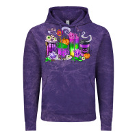 Cloud Purple Halloween Coffee Cups Vintage Hoodie - texasbilliewilder