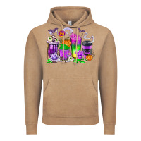 Vintage Coffee Halloween Coffee Cups Vintage Hoodie - texasbilliewilder