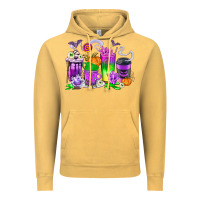 Vintage Mustard Halloween Coffee Cups Vintage Hoodie - texasbilliewilder