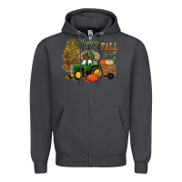 Smoke Happy Fall Y'all Zipper Hoodie - BundleAndBundleShop