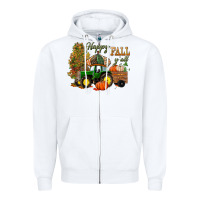White Happy Fall Y'all Zipper Hoodie - BundleAndBundleShop
