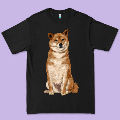 Shiba Inu Premium Tee Designed By Ranaportraitstore
