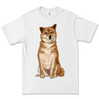 White shiba inu Premium Tee - RanaPortraitStore