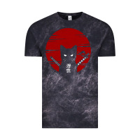 Cloud Black ninja cat japanese Vintage Tee - DesigneFamous