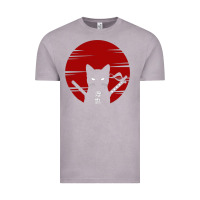 Vintage Zinc ninja cat japanese Vintage Tee - DesigneFamous