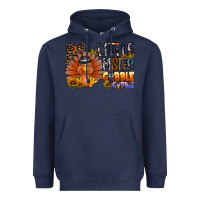 Navy little mister gobble gobble Heavyweight Hoodie - CowhideDigitalArt