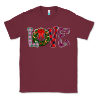 Burgundy Love Christmas Classic Tee - Bettercallsaul