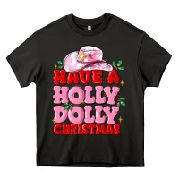 Asphalt have a holly dolly christmas Heavy Core Tee - MaliasSmallBusiness