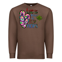 Chestnut life is better İn flip flops Premium Sweatshirt - CowhideDigitalArt