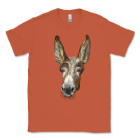 Copper american mammoth jackstock donkey  face Classic Tee - LillyAllenDesigns
