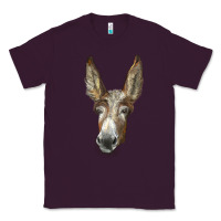 Plum american mammoth jackstock donkey  face Classic Tee - LillyAllenDesigns
