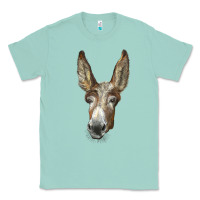 Seafoam american mammoth jackstock donkey  face Classic Tee - LillyAllenDesigns