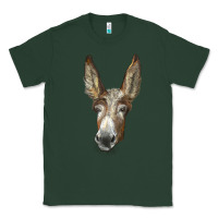 Sports Green american mammoth jackstock donkey  face Classic Tee - LillyAllenDesigns