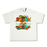 Pistachio thankful grateful blessed mom pumpkin Urban Heavy Tee - NancyCooperArtShop