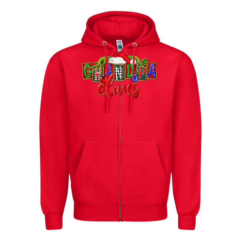 Christmas Grandpa Claus Zipper Hoodie by FaDigitalArtStudio | Teevron