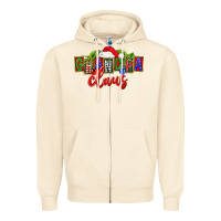 Sandshell Christmas Grandpa Claus Zipper Hoodie - FaDigitalArtStudio