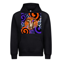 Black halloween bull skull Urban Hoodie - BarkalooDesign
