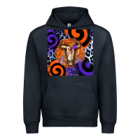 Navy halloween bull skull Urban Hoodie - BarkalooDesign