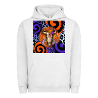 Pigment Lunar Rock halloween bull skull Urban Hoodie - BarkalooDesign