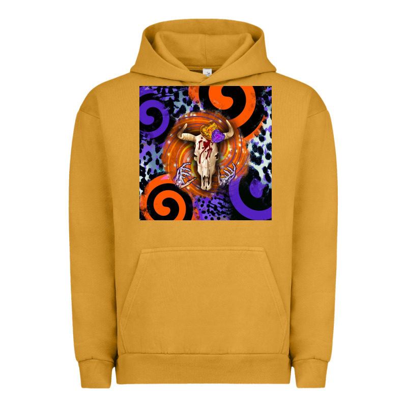 Halloween Bull Skull Urban Hoodie by BarkalooDesign | Teevron
