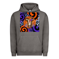 Pigment Tornado halloween bull skull Urban Hoodie - BarkalooDesign