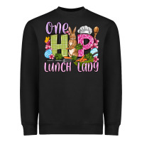 Black Easter Day One hip Lunch Lady Heavyweight Sweatshirt - OliviaCreatesArt