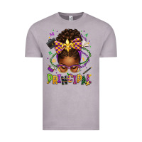 Vintage Zinc mardi gras principal afro messy bun Vintage Tee - texasbilliewilder
