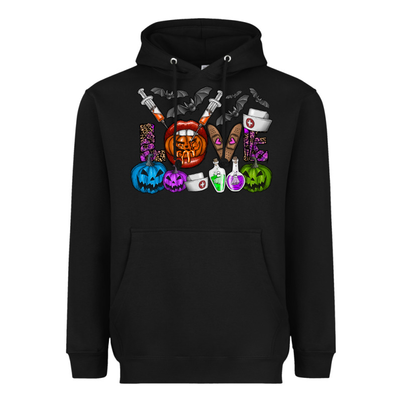Love  Halloween Heavyweight Hoodie by CowhideDigitalArt | Teevron