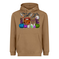 Toasted Coconut love  halloween Heavyweight Hoodie - CowhideDigitalArt