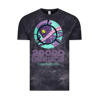 Cloud Black 20000 leagues under the sea   movie Vintage Tee - DesigneFamous