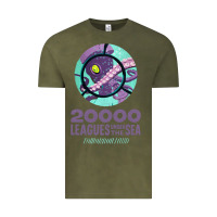Vintage Olive 20000 leagues under the sea   movie Vintage Tee - DesigneFamous