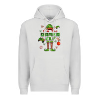 Dove Grey im the gamer elf Premium Hoodie - FaDigitalArtStudio