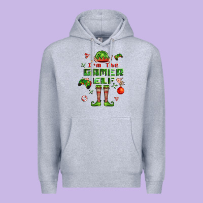 Im The Gamer Elf Premium Hoodie Designed By Fadigitalartstudio