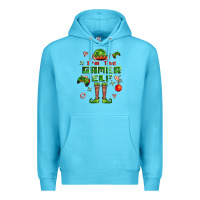 Ocean Blue im the gamer elf Premium Hoodie - FaDigitalArtStudio