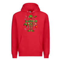 Red im the gamer elf Premium Hoodie - FaDigitalArtStudio